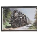 Collection of Black Framed Railroad Pictures