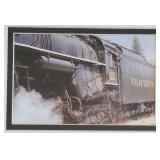 Collection of Black Framed Railroad Pictures