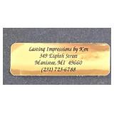 Collection of Black Framed Railroad Pictures