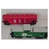 Large Grouping of Unboxed Lionel Train Cars