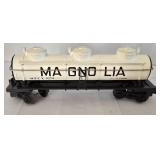 Four Lionel 0 & 027 Gauge Tank Cars