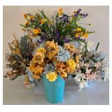 Pretty Decorative Vases with Faux Foliage