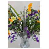 Pretty Decorative Vases with Faux Foliage