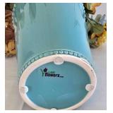 Pretty Decorative Vases with Faux Foliage