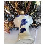 Pretty Decorative Vases with Faux Foliage