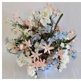 Pretty Decorative Vases with Faux Foliage