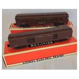 Pair of Lionel Electric Train Cars