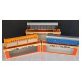 Three  Lionel Electric Train Cars