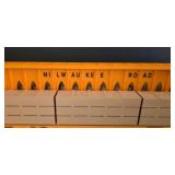 Three  Lionel Electric Train Cars