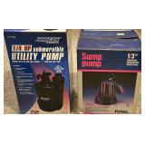 Sump Pump & Utility Pump Duo