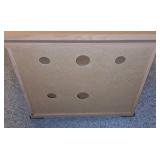 Oak Veneer Entertainment Stand