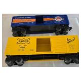 Three  Lionel 0 & 027 Gauge Train Cars