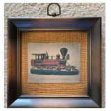 Collection of Railroad Themed Framed Prints