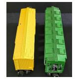 Three Lionel Electric Train Cars