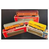 Trio of Lionel Electric Train Cars including Lionel Model 6-9872 Pacific Fruit Express Reefer