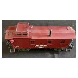 Three Lionel Electric Train Cars including Lionel Model 6-16264 Red Wing Shoes Box Car