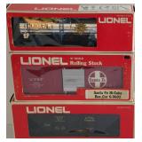 Lionel Train Car Grouping including Lionel Model 6-9117, Lionel Model 6-9154 and Lionel Model 6-9602