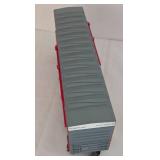 Electric Lionel Train Car Grouping including Model 6-9608 Rolling Stock Burlington Northern Hi-Cube Car