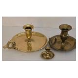 Diverse Brass & Silver Toned Candleholder Selection