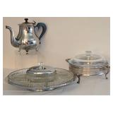 Silver Plate, Stainless & Crystal Serving Options