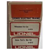 Electric Lionel Train Grouping including Model 6-9717 Union Pacific Box Car