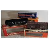 Electric Lionel Train Car Grouping including Model 6-19294 Baltimore & Ohio Timesaver Box Car