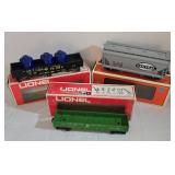 Electric Lionel Train Car Grouping including Model 6-17009 New York Central System Box Car