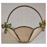 Delicate Stained Glass Basket