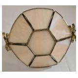 Delicate Stained Glass Basket