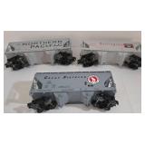 Lionel Electric Train Car Collection including Model 183925 Burlington Route CB&O Box Car