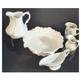 Pretty White Serving Pieces