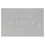 Vintage Pyrex Snowflake Covered Casserole, Pyrex Mixing Bowl, 2-Quart Pampered Chef Batter Bowl and More