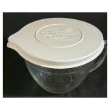 Vintage Pyrex Snowflake Covered Casserole, Pyrex Mixing Bowl, 2-Quart Pampered Chef Batter Bowl and More