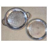 Large Selection of Stainless & Silver Plate Platters