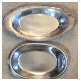 Large Selection of Stainless & Silver Plate Platters