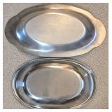 Large Selection of Stainless & Silver Plate Platters