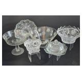 Sparkling Vintage Crystal & Cut Glass Serving Ware