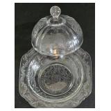 Sparkling Vintage Crystal & Cut Glass Serving Ware