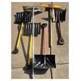 Multiple Gardening Hand Tools