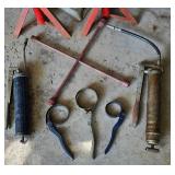 Garage Tool Selection, Including Jack Stands & More