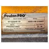 Poulan Pro Lawn Mower with Dust Guard & Grass Catcher