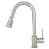 82H11-BN-B Brushed Nickel Pull Down Kitchen Faucet Customer Returns See Pictures