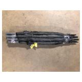 Lot of FIRM GRIP 5 ft. Golf Umbrella in All Black Customer Returns See Pictures