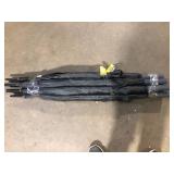 Lot of FIRM GRIP 5 ft. Golf Umbrella in All Black Customer Returns See Pictures