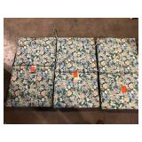 Lot of Hampton Bay 17 in. W x 20 in. D Mid Back Universal Outdoor Cushion in Garden Floral    Customer Returns See Pictures