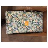 Lot of Hampton Bay 17 in. W x 20 in. D Mid Back Universal Outdoor Cushion in Garden Floral    Customer Returns See Pictures