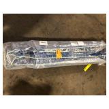 SAFAVIEH Monaco Navy/Light Blue 10 ft. x 10 ft. Distressed Border Medallion Square Area Rug  Customer Returns See Pictures
