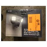 Wyze Wired Outdoor Wi-Fi Floodlight v2 Home Security Camera with 2K Video, Color Night Vision, Motion Activated LEDs - Black    Customer Returns See Pictures