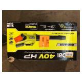 RYOBI 40V HP Brushless Whisper Series 190 MPH 730 CFM Cordless Battery Jet Fan Leaf Blower    Customer Returns See Pictures