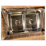 Angelico 18 Gauge 15 in. Stainless Steel Drop-In Bar Sink in Brushed by SINKOLOGY  Customer Returns See Pictures